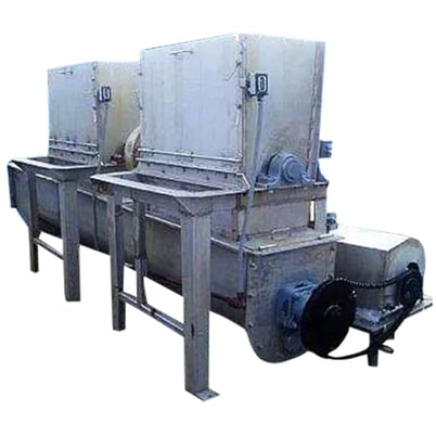 Stainless Steel Delumper with Screw Auger Discharge, 10/2 HP, 18" diameter x 12' 7" L Screw Auger, 69" infeed - Image 2