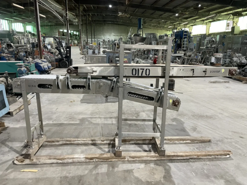 15" wide, Transfer Conveyor, 0.5 HP, 50" inlet H, 32" outlet H - Image 1