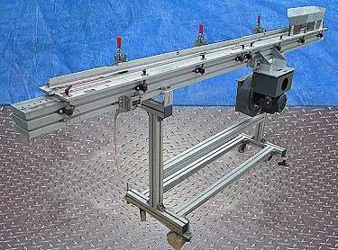 1.75" wide x 9.1' long, Hoppmann, Air Conveyor, 1/3 HP, 41-1/2" infeed H, 45" discharge H - Image 6