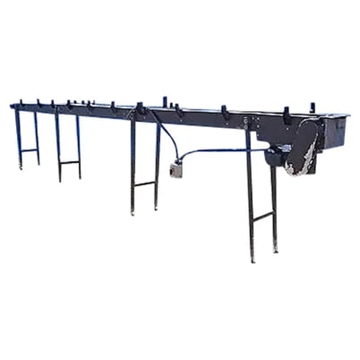 15" wide x 20' 4" long, Packaging Equipment, Conveyor Table Top, 0.5 HP, 3" diameter Sprocket, 3/4" Pitch - Image 2