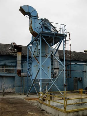 Ducon Technologies Inc #II-UW-4, multivane gas scrubber, 27000 cfm, 1770 RPM, 230/460 V., 3-phase, Fr.365T - Image 3