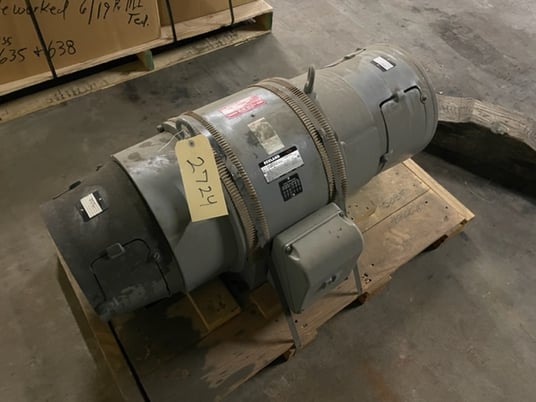 30 HP 1200 RPM Reuland, Frame 326-U-47, double shaft, 230/460 Volts - Image 1