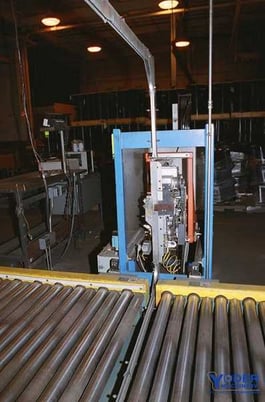 10000 lb. Itipack / A & H automatic banding line, 42" W x 42" H, Hytrol conveyor, 1998, #50332 - Image 2