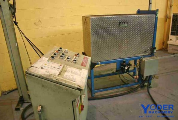 10000 lb. Itipack / A & H automatic banding line, 42" W x 42" H, Hytrol conveyor, 1998, #50332 - Image 4