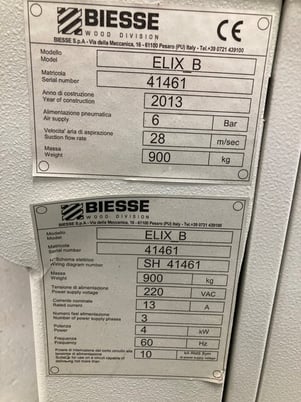 Biesse #Elix-B, Boring Machine, 2013 - Image 2