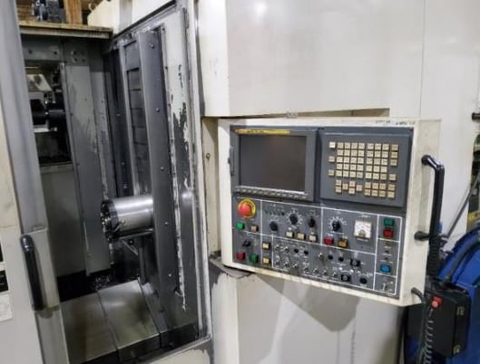 Daewoo Doosan #DHP-4000, CNC horizontal machining center, 60 automatic ...