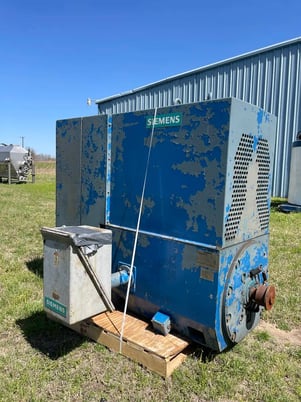 450 HP 3570 RPM Siemens, Frame 509US, induction motor, continuous duty, 4160 Volts, 1992 - Image 3