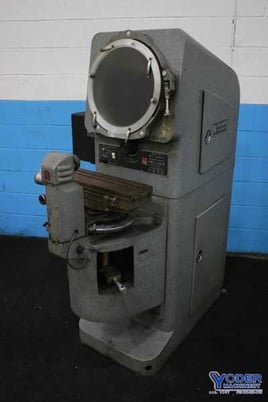 14" Jones & Lamson #FC-14, comparator, 30" x6" tbl area, 6 position power lens turret, #76472 - Image 2