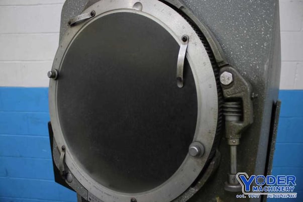 14" Jones & Lamson #FC-14, comparator, 30" x6" tbl area, 6 position power lens turret, #76472 - Image 5