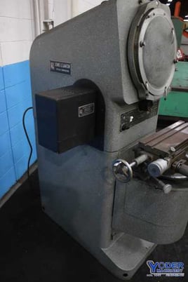 14" Jones & Lamson #FC-14, comparator, 30" x6" tbl area, 6 position power lens turret, #76472 - Image 7