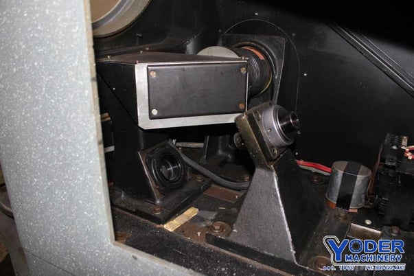 14" Jones & Lamson #FC-14, comparator, 30" x6" tbl area, 6 position power lens turret, #76472 - Image 8