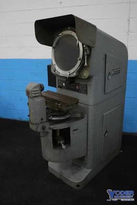 14" Jones & Lamson #FC-14, comparator, 30" x6" tbl area, 6 position power lens turret, #76472 - Image 10