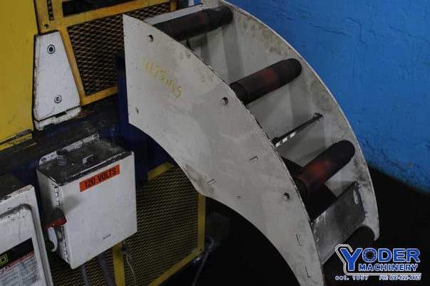 15" CD & F straightener/leveler, 3 over 4 rolls, 3" straightening rolls, 5" pinch rolls, #76442 - Image 2