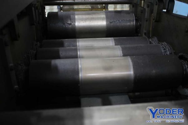 15" CD & F straightener/leveler, 3 over 4 rolls, 3" straightening rolls, 5" pinch rolls, #76442 - Image 3