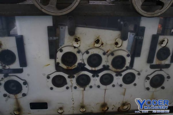 15" CD & F straightener/leveler, 3 over 4 rolls, 3" straightening rolls, 5" pinch rolls, #76442 - Image 6