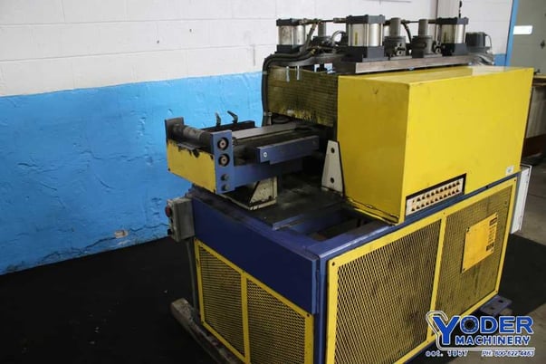 15" CD & F straightener/leveler, 3 over 4 rolls, 3" straightening rolls, 5" pinch rolls, #76442 - Image 10