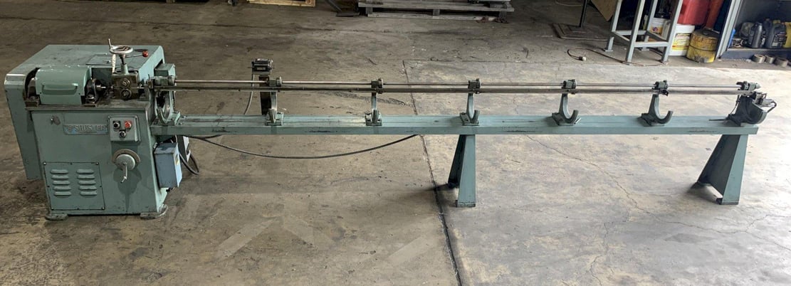 1/8" Shuster #1V18, wire straightener & cut off, 12" max cutoff length, 20-150 FPM - Image 2