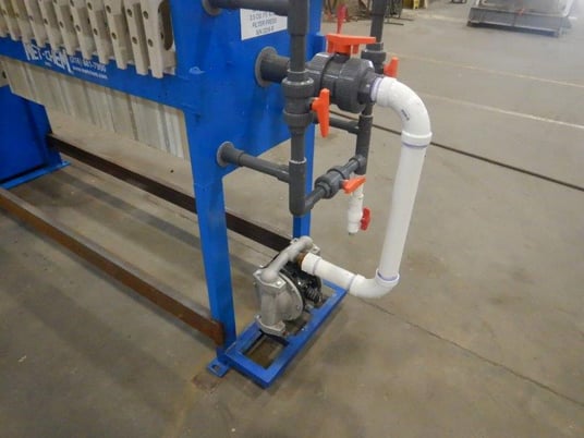 18" x 18 Met-Chem, approx 1.8 sq.ft. filter press, 17 plates - Image 3