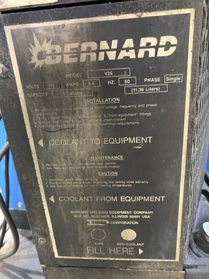 Miller #Syncrowave-350 CC AC/DC, Tig, Stick, Bernard Chiller, Foot Pedal, 350 amp. - Image 5