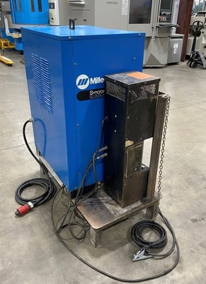 Miller #Syncrowave-350 CC AC/DC, Tig, Stick, Bernard Chiller, Foot Pedal, 350 amp. - Image 6