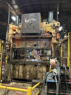 400 Ton, Heim #D2-400, straight side double crank press, 10" stroke, 27-3/16" Shut Height, 6" ram, 20 SPM - Image 5