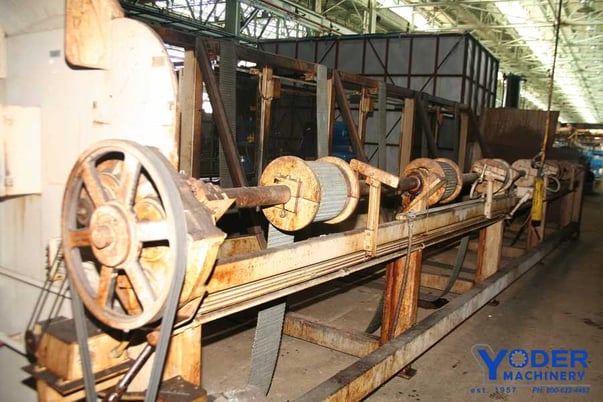 ADC, 30' magazine tube feed rack, 6-8" wire wire mesh straps, 5 HP, #59880 - Image 3