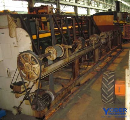 ADC, 30' magazine tube feed rack, 6-8" wire wire mesh straps, 5 HP, #59880 - Image 5