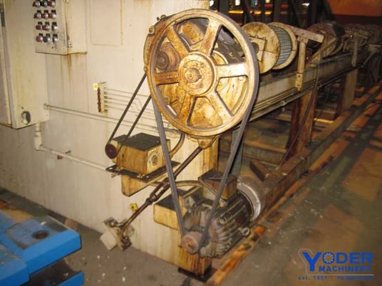 ADC, 30' magazine tube feed rack, 6-8" wire wire mesh straps, 5 HP, #59880 - Image 6