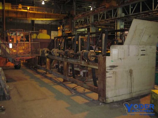 ADC, 30' magazine tube feed rack, 6-8" wire wire mesh straps, 5 HP, #59880 - Image 8