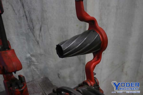 1" -4" Ridgid #444, pipe & bolt threader, die head, reamer, automatic oiler, 3/4 HP, #76018 - Image 5