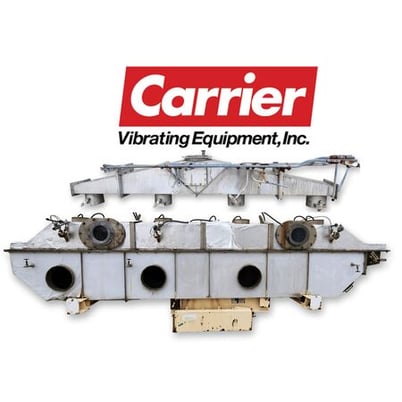 Carrier Vibrating Equipment, Inc. #QAD-3-2460S, Fluidized Bed Dryer, 3 HP, 800 RPM, 24" width x 20' 6" L - Image 1