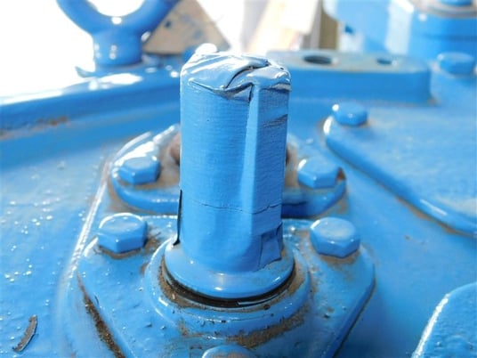 7.5 HP @ 1800 RPM in, Chemineer #22GTD-7.5, turbine agitator, 45 RPM out, unused surplus - Image 4