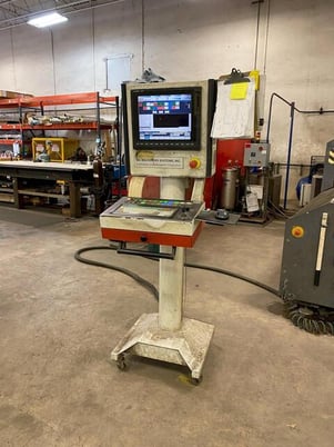 Mitsubishi #MXW4-612, CNC waterjet cutter, 6' X, 12' Y, 10" Z, 60 HP, 90000 psi, Mitsubishi M720, 2011 - Image 3