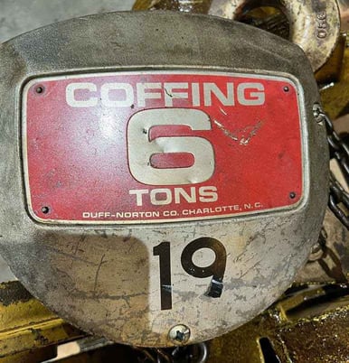 6 Ton, Coffing, chain hoist - Image 3