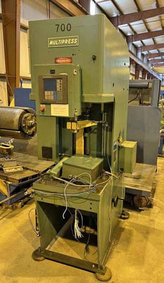 20 Ton, Denison Multipress #FH20-S.O. 94144D, c-frame press, 12" stroke, 21" daylight, 10" throat, 4.5" - Image 1