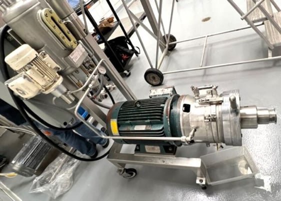 Fryma #MZ-130, Toothed Colloid Mill for milling, dispersing & homogenizing liquid, 25 HP, 208 V, 700 - 7000 - Image 2