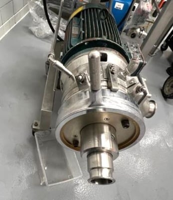 Fryma #MZ-130, Toothed Colloid Mill for milling, dispersing & homogenizing liquid, 25 HP, 208 V, 700 - 7000 - Image 3