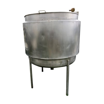 300 gallon Paul Mueller, Stainless Steel Mixing Tank, 100 psi @ 400 F, 4' diameter x 3' 2-1/2" straight wall - Image 2