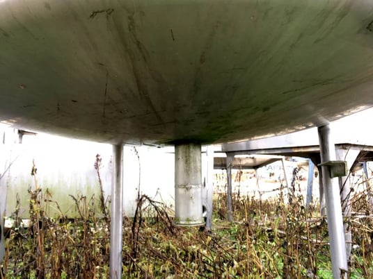 300 gallon Paul Mueller, Stainless Steel Mixing Tank, 100 psi @ 400 F, 4' diameter x 3' 2-1/2" straight wall - Image 8