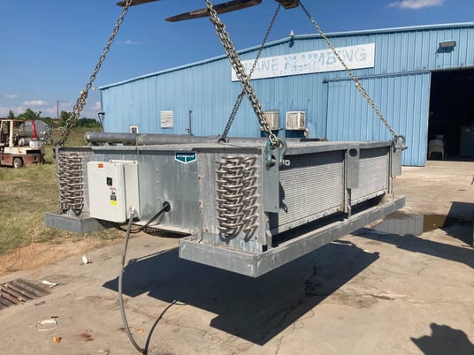 2 Fans, Evapco SSTD2-00700-3, Ammonia Evaporator Coil - 9 TR, Low/Medium Temperature, 0.5 HP, 11400 CFM, 611 - Image 3
