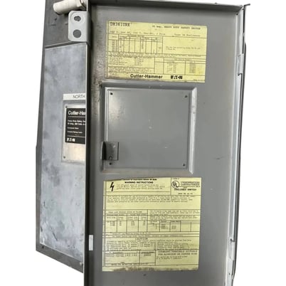 30 Amp. Cutler Hammer #DH361URK, Heavy Duty Safety Switch, 600 V - Image 2