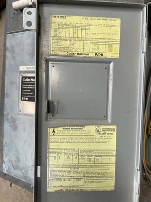 30 Amp. Cutler Hammer #DH361URK, Heavy Duty Safety Switch, 600 V - Image 6