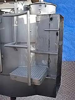 1000 gallon Stainless Steel Mix Tank, 15 HP, 1760 RPM, 6' L x 5' 2" width x 5' 1" H inside dim., 28" diameter - Image 6