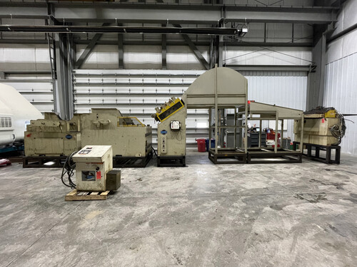 36" x 3/16" Coe Press Equipment, coil servo feed line, 20000 lb. - Image 1