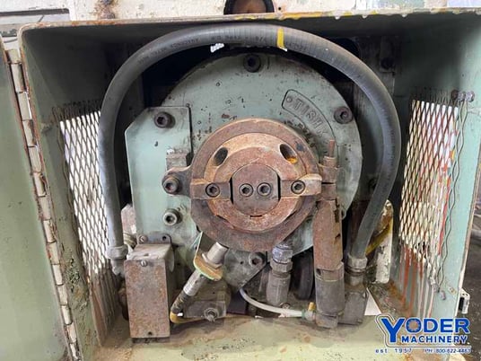 18 Ton, Tishken #CO-6-8-18, 4-post cut-off press, 1 -1/2" stroke, air clutch, 5 HP, #76594 - Image 5