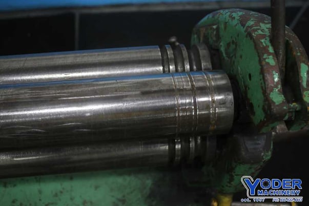 4' x 16 gauge Niagara #342, initial pinch type bending roll, 3" roll diameter, hand crank, #75157 - Image 4
