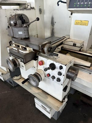 Weiler #E50/2, CNC flat bed lathe, 22" swing, 78" centers, 3" spdl bore, 12" chuck, 2500 RPM, Siemens 805D - Image 9