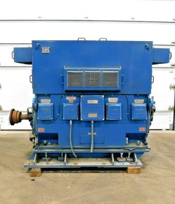 2500 HP 3576 RPM Weg #MGP-7011, Induction Motor. 4000 Volts, 13" L x 4" W shaft - Image 1