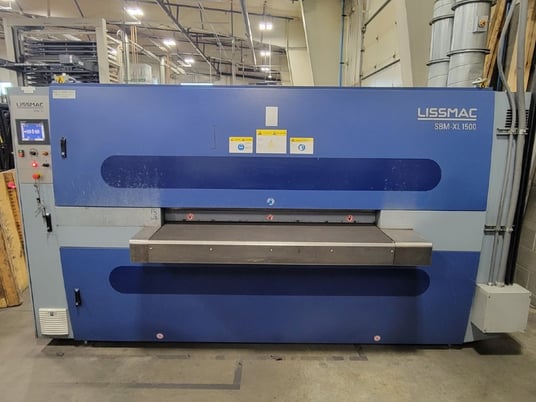 Lissmac #SBM-1500XL-G2S2, edge rounding and deburring machine, 2014 - Image 1