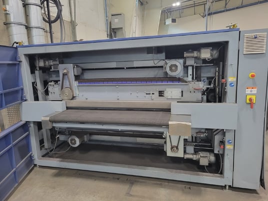 Lissmac #SBM-1500XL-G2S2, edge rounding and deburring machine, 2014 - Image 3